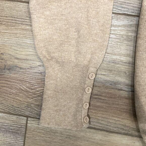 5/$15 Worthington Women’s Beige Lightweight Cardigan Sweater Size L - Picture 3 of 5